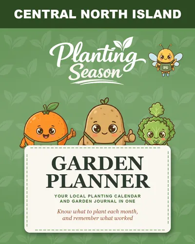 Cover of the Central North Island Garden Planner