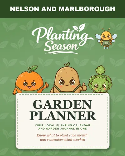 Cover of the Nelson and Marlborough Garden Planner